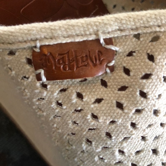 LIKE NEW Summer Wedges in Natural Stone Color - Picture 6 of 16